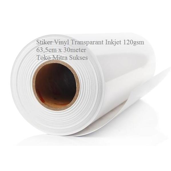 Stiker Vinyl Transparant Inkjet Roll