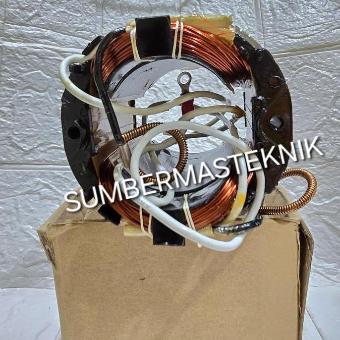 STATOR MT243 MAKTEC BANTALAN MESIN POTONG BESI 14" MAKTEC MT 243 LAZARO
