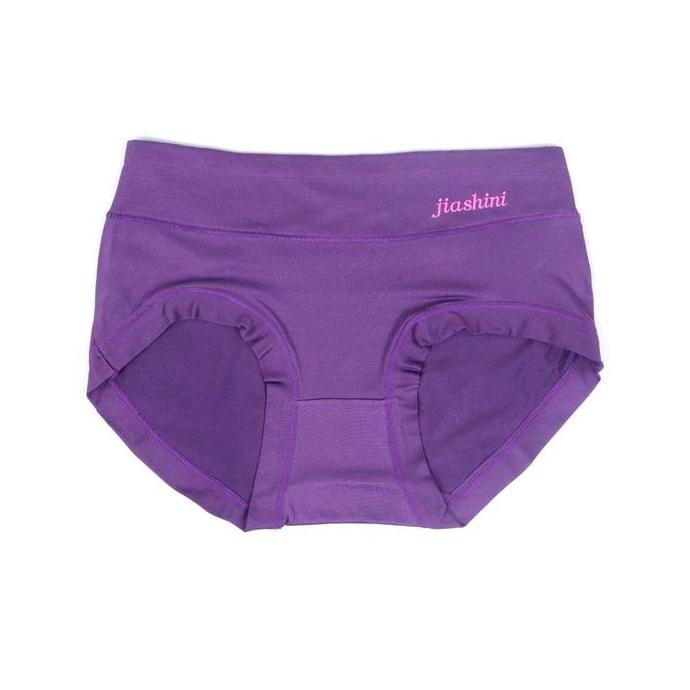 12pc,6pc ,3pc- celana dalam wanita jiashini super soft bahan cotton spandex lembut halus adem nyaman