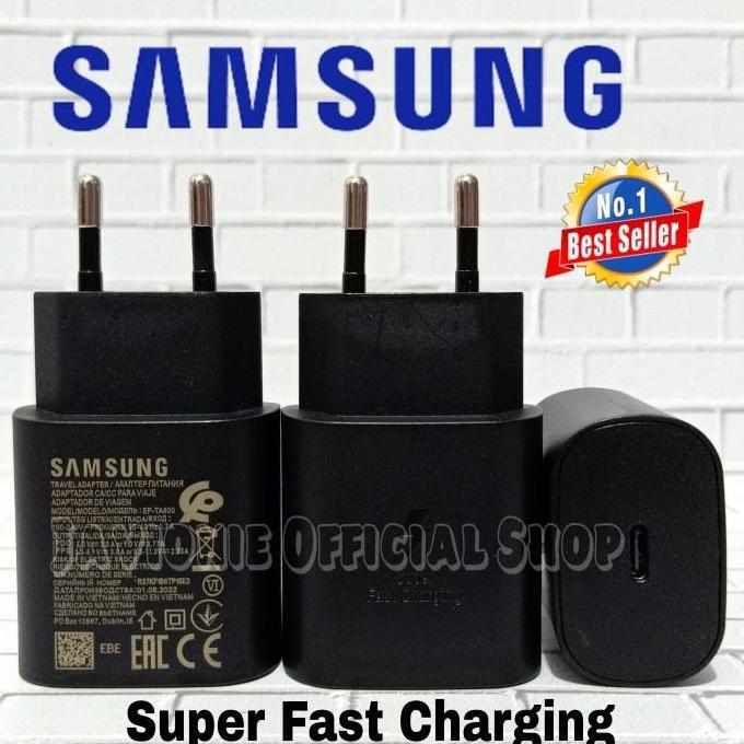 Adaptor Kepala Charger Samsung A33 A53 A73 M23 M33 M53 5G 25W Original
