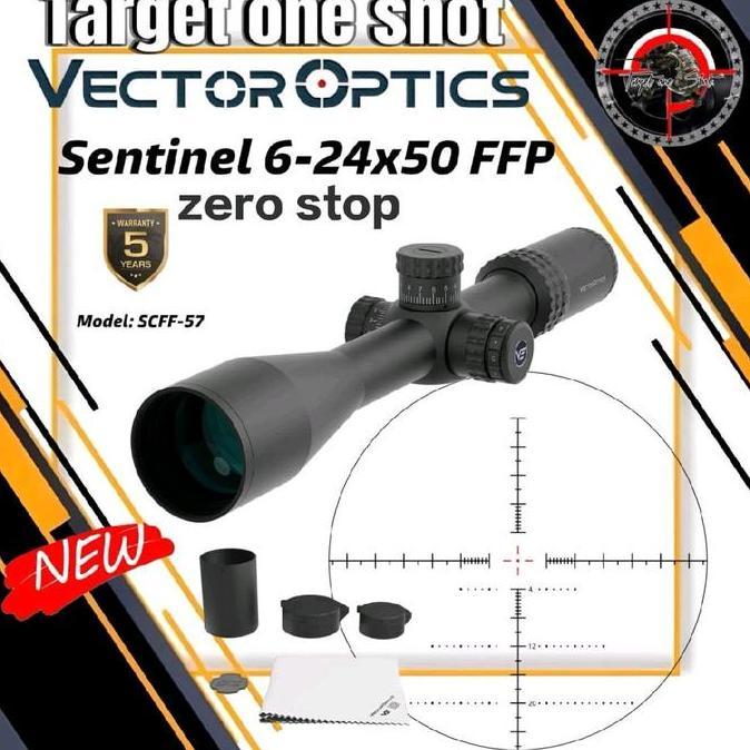Best Seller Teleskop Vector New Sentinel 6-24X50 Sfir Ffp Hd Zero Stop