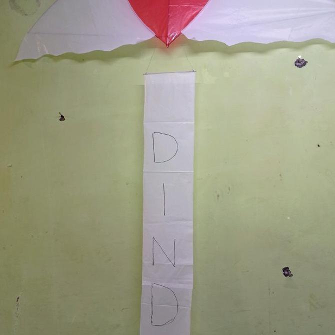 Layangan love love 1 meter