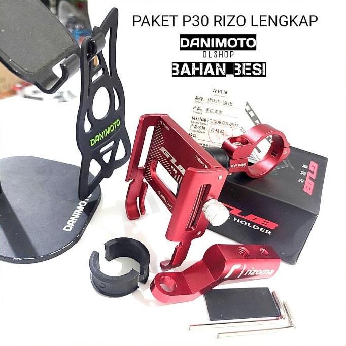 Phone Holder HP Motor Besi Nmax Vario Beat ADV PCX GUB P30 Waterproof