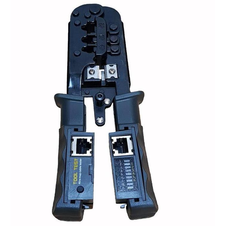 Tang / Crimping Tools RJ45 + Kabel Lan Tester