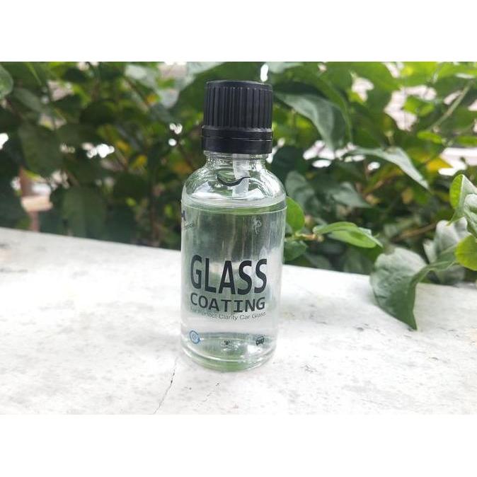 Glass Coating, coating kaca mobil efek daun talas