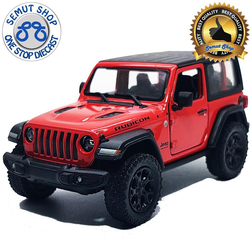 Kinsmart 2018 Jeep Wrangler Hard Top RUBICON MIniatur Mobil JEEP Wrangler Rubicon Atap