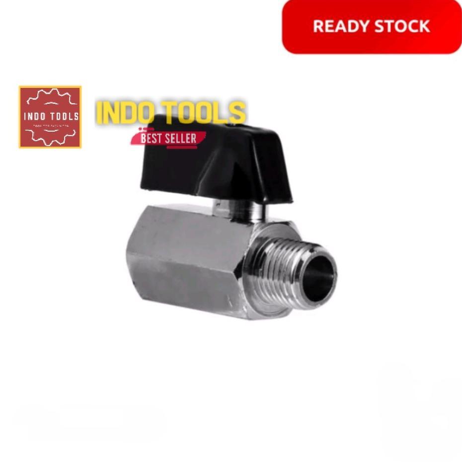 Kran 1/4 Mini Ball valve Male Female 1/4" inch Import QUALITY stainless