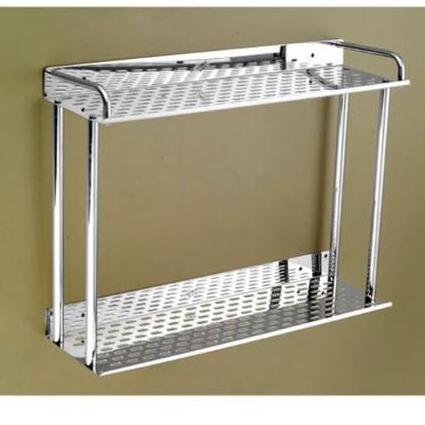 rak 2 susun stainless tempat sabun 40cm