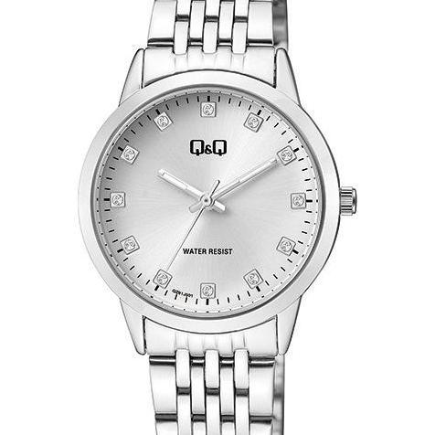 Jam Tangan Wanita Q&Q QnQ QQ Analog Rantai Gold QZ81 Original