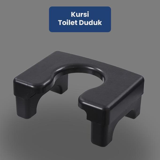 Dudukan Kursi Toilet Jongkok Portable Bangku Toilet Kursi Jongkok Bahan Plastik Anti Slip HSB682