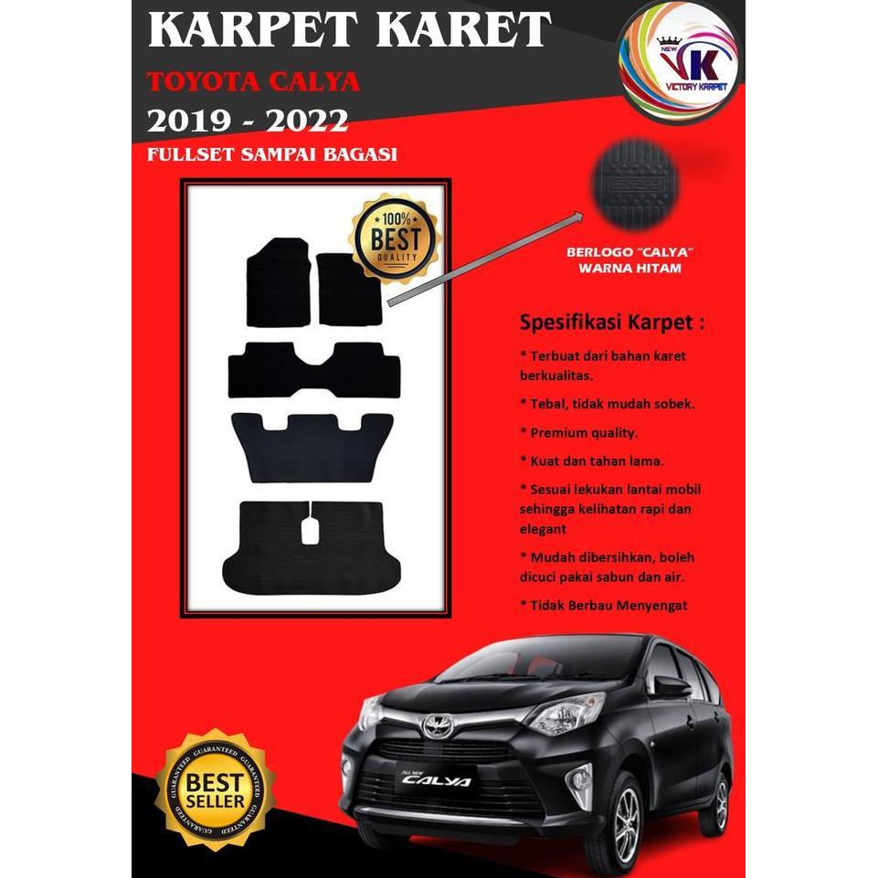 Karpet Mobil Toyota Calya 2019/2021 Premium Full Set