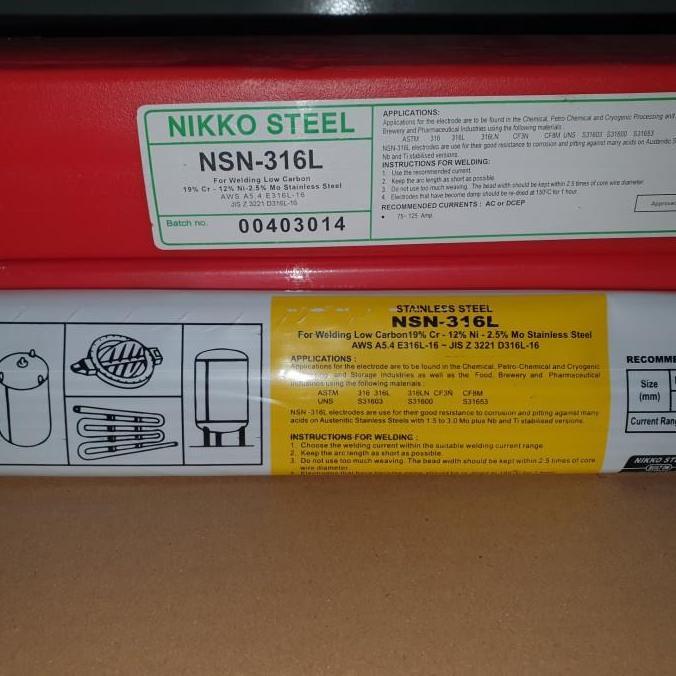 Kawat Las NSN 316 4mm