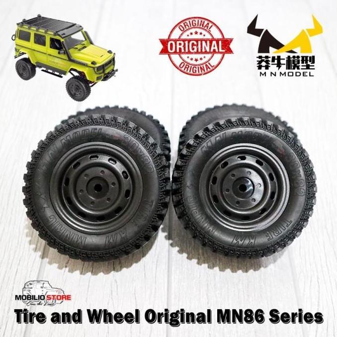 Tire Wheels Ban Roda Part Original RC Crawler 1:12 MN86 MN86KS MN86S