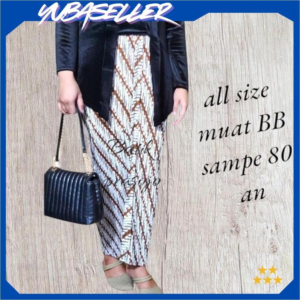 Rok plisket Batik Coklat putih / Rok Kondangan/Rok wisuda BP Promo
