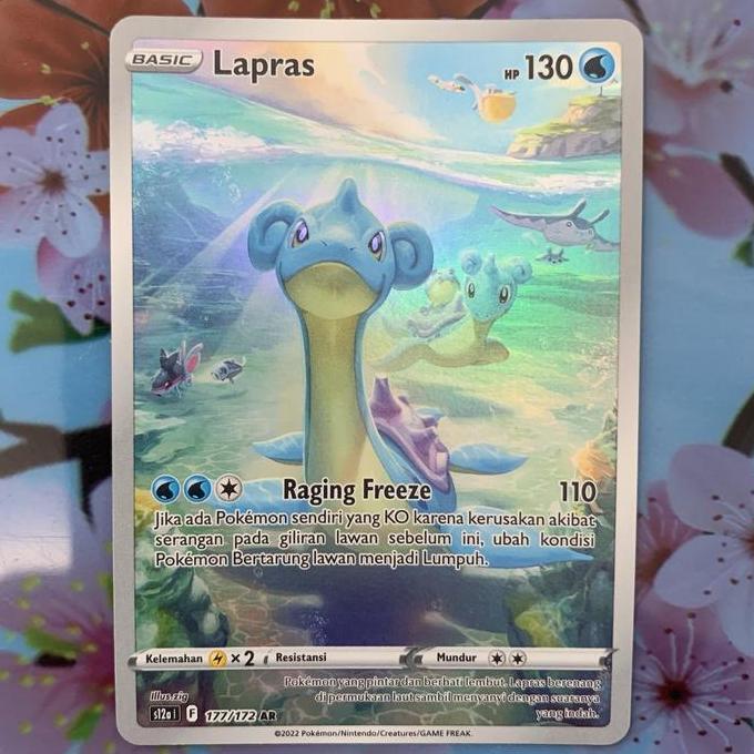 New Pokemon TCG Indonesia Lapras AR S12a 177