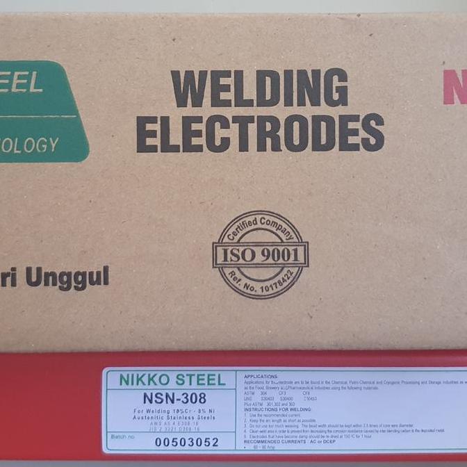 TERMURAH - Kawat las NSN308L 3,2MM 1kg