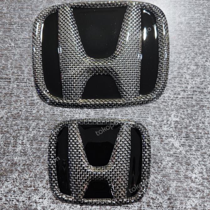 HARGA DISC - emblem Honda carbon Honda Freed
