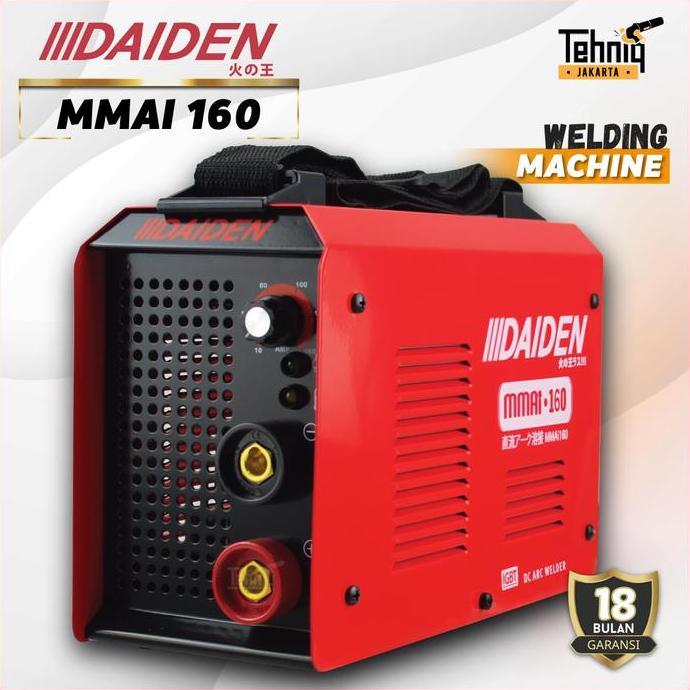 Daiden MMAI 160 Mesin Las Listrik / Daiden Travo Las Listrik Inverter Welding MMAI 160A