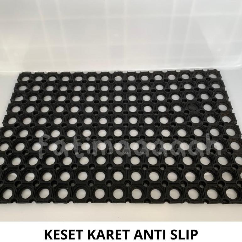 Keset Karet Lubang Anti Slip Keset Kaki Kamar Mandi Keset Lantai Serbaguna Stok