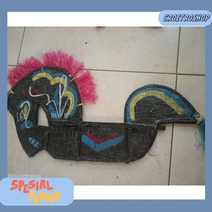 Grosir Mainan Jaranan Anak/ Harga Grosir Bisa Cod/Pengrajin Kuda Lumping Murah/Kuda Kepang Anak/Jara