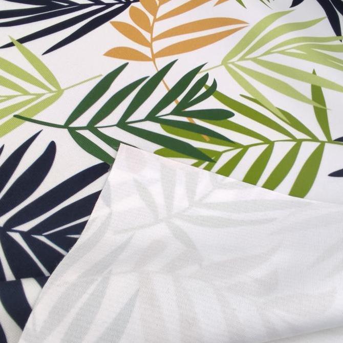 Kain Beludru Velvet Bantal Sofa / Jok Kursi Motif Daun Bambu - Pallazo