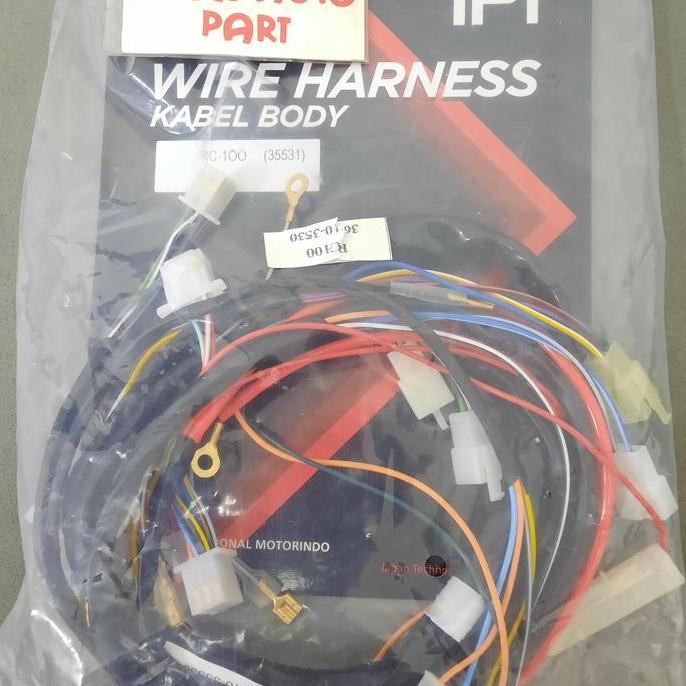KABEL BODY SUZUKI RC100 RC 100 LEBIH LENGKAP DAN PASTI PAS ORIGINAL DAN TERPERCAYA