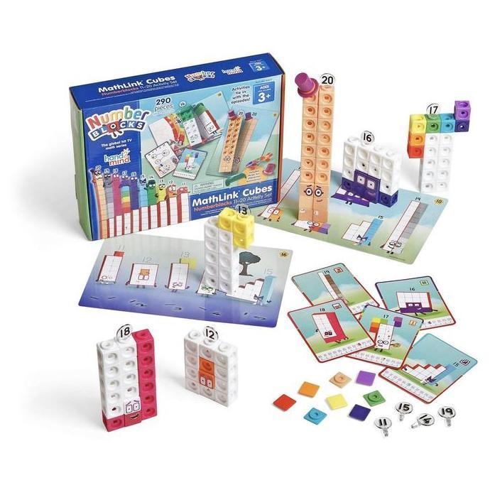Hand2Mind Numberblocks MathLink Cubes 1120 Activity Set