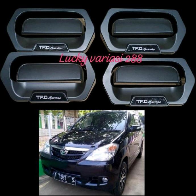 NEW COVER HANDLE OUTER AVANZA XENIA 2004 2005 2006 2007 2008 2009 2010 2011 TRD SPORTIVO HITAM DOFF 