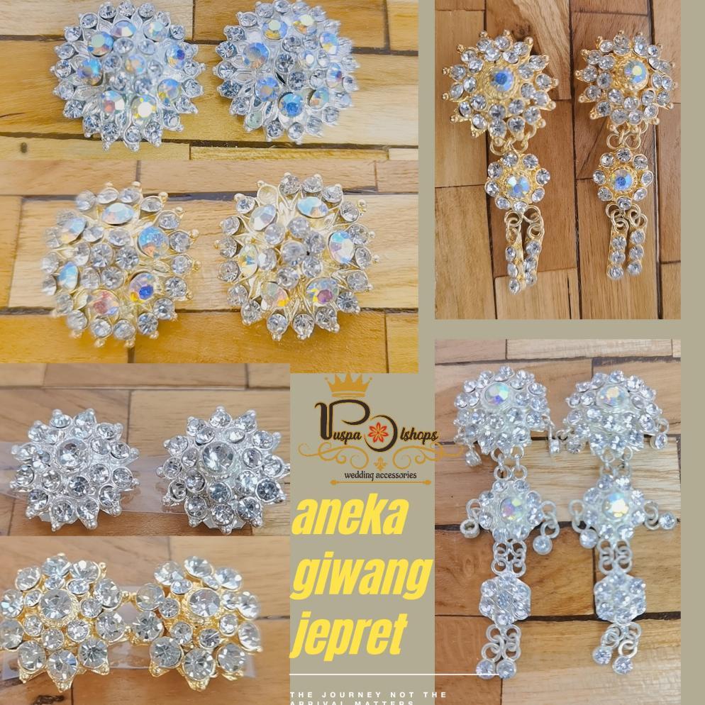 NEW Giwang Pengantin Jawa/Jepret Jumbo Silver Gold [terbaik][terlaris]