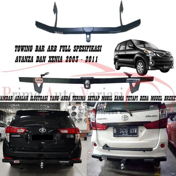 NEW TOWING BAR ARB BESI BUMPER BELAKANG TOWING BAR- AVANZA XENIA 2003 2011 ORI