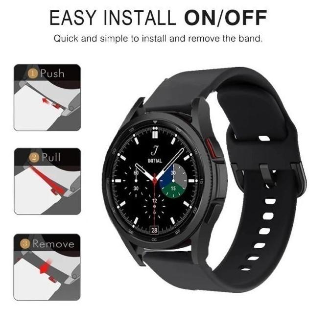 STRAP SAMSUNG GALAXY ACTIVE 2 40 44 ACTIVE RUBBER TALI JAM TANGAN 20MM