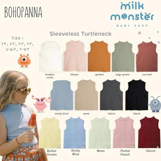 Bohopanna Sleeveless Turtleneck / Turtleneck Anak