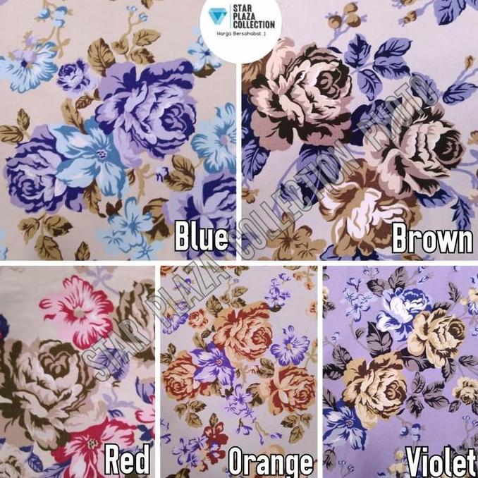 Kain Admiral Motif Bunga Kembang - Jeniffer (Bantal Sofa, Kursi)
