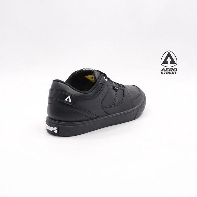 AEROSTREET HOOPS LOW HITAM HITAM / FULL BLACK 100% ORIGINAL