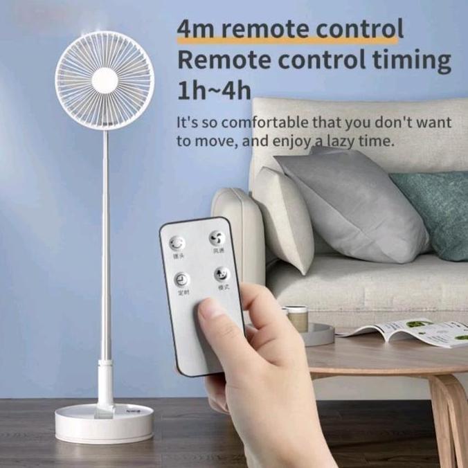 TERLARIS MIXIO P11 KIPAS ANGIN LIPAT FAN PORTABLE REMOTE CONTROL AUTO SWING