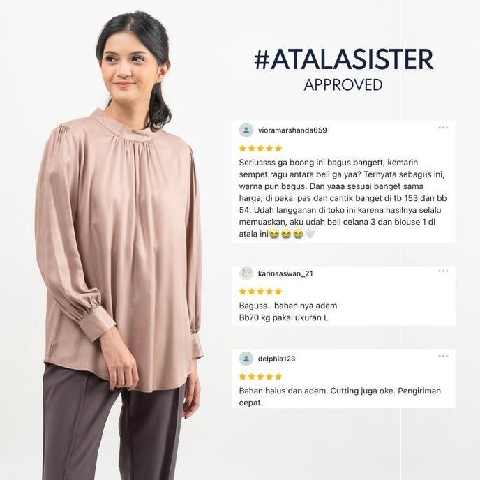 Atala | Plain Blouse | Shirt Wanita