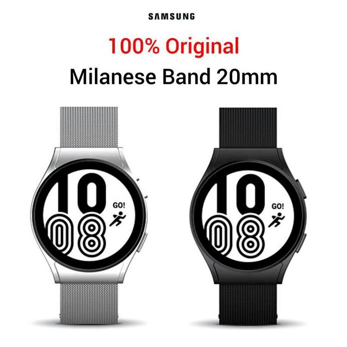 Samsung Galaxy Watch 4 5 6 20mm Original Strap Milanese Rantai Tali