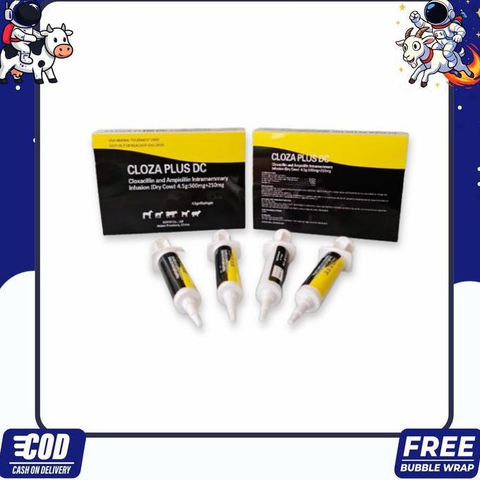 CLOZA PLUS DC 10 ML - Untuk Kering Sapi Masa Kering Kandang, Mastitis Like Cloxa Ben Dry Cow Depolac