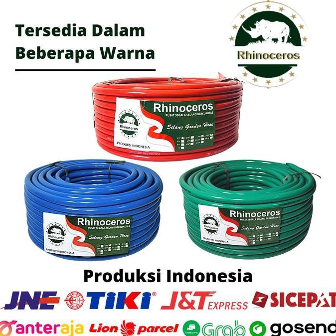 Selang Air DOP 1/2inch 1MM 100Meter Rhinoceros Selang Air Taman