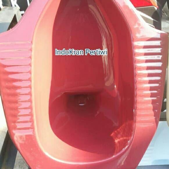 Closet jongkok TOTO CE7 merah maroon - kloset jongkok toto(ojek online