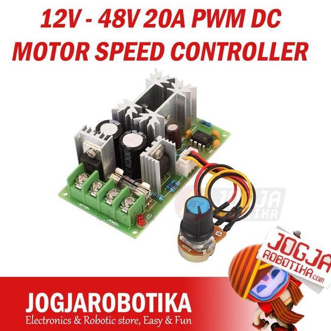 LEXSA1 12V - 48V 20A PWM DC MOTOR SPEED CONTROLLER
