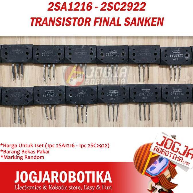 LEXSA1 2SA1216 - 2SC2922 TRANSISTOR FINAL SANKEN
