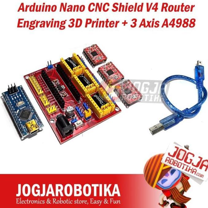 CORELA Arduino Nano CNC Shield V4 Router Engraving 3D Printer