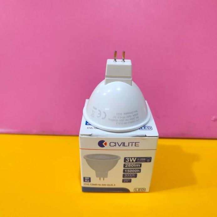 lampu mr16 3w civilite - warnwhite