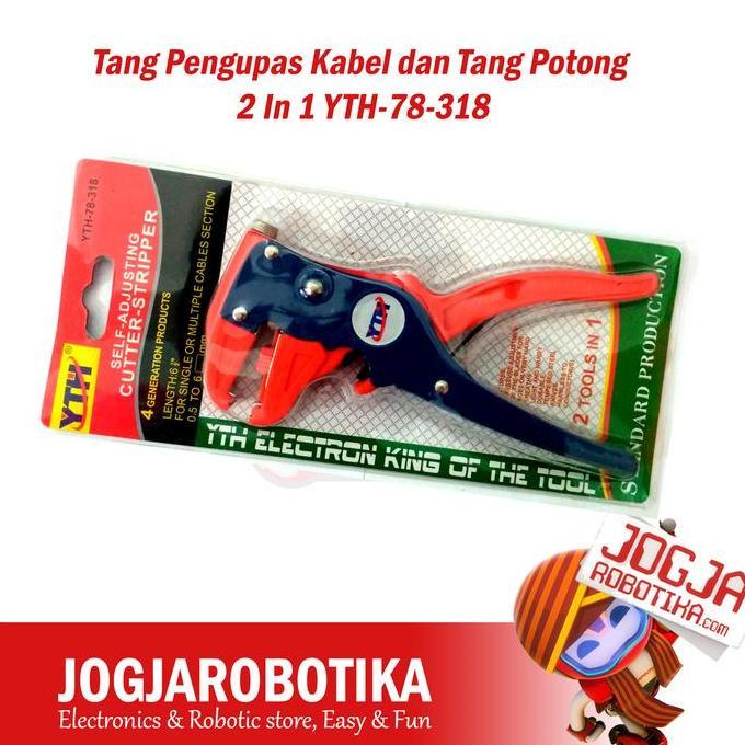 OMBAGE Tang Pengupas Kabel dan Tang Potong 2 In 1 YTH-78-318 Tang Kupas