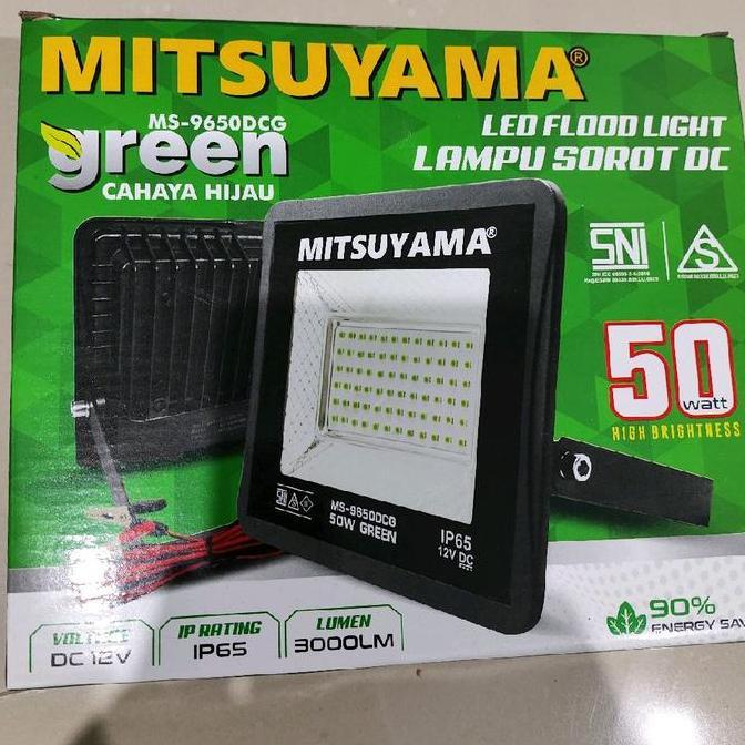 Lampu Sorot DC LED Flood CAHAYA HIJAU TERANG/LAMPU SOROT DC HIJAU