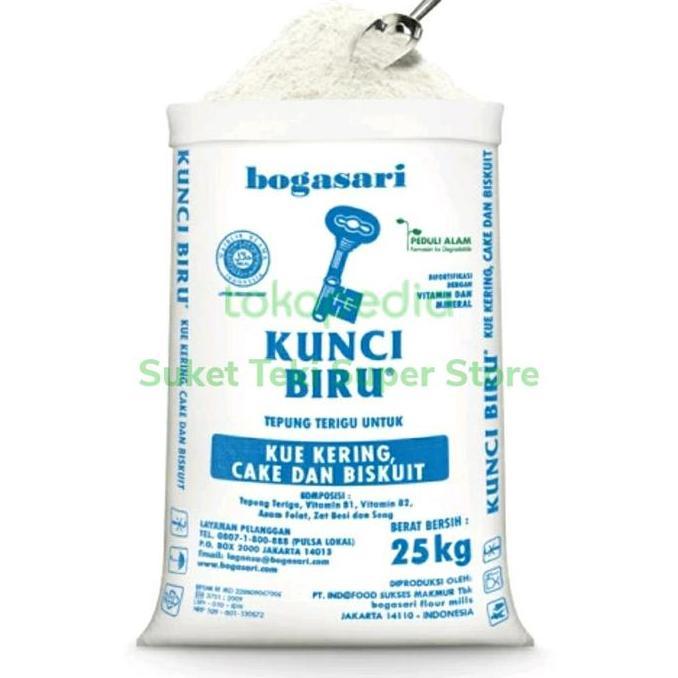 Ready Tepung Terigu Kunci Biru 25kg GOJEK