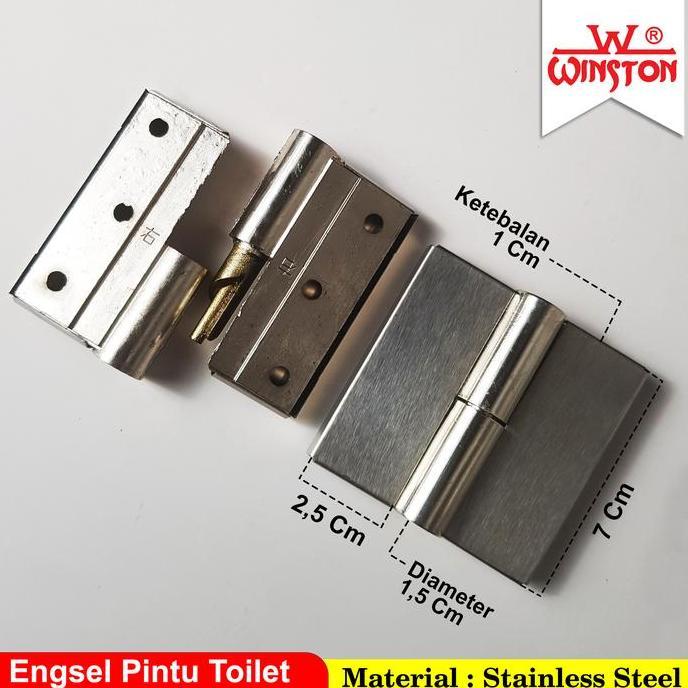 Engsel Partisi / Engsel Pintu Toilet / Engsel Pintu kamar mandi