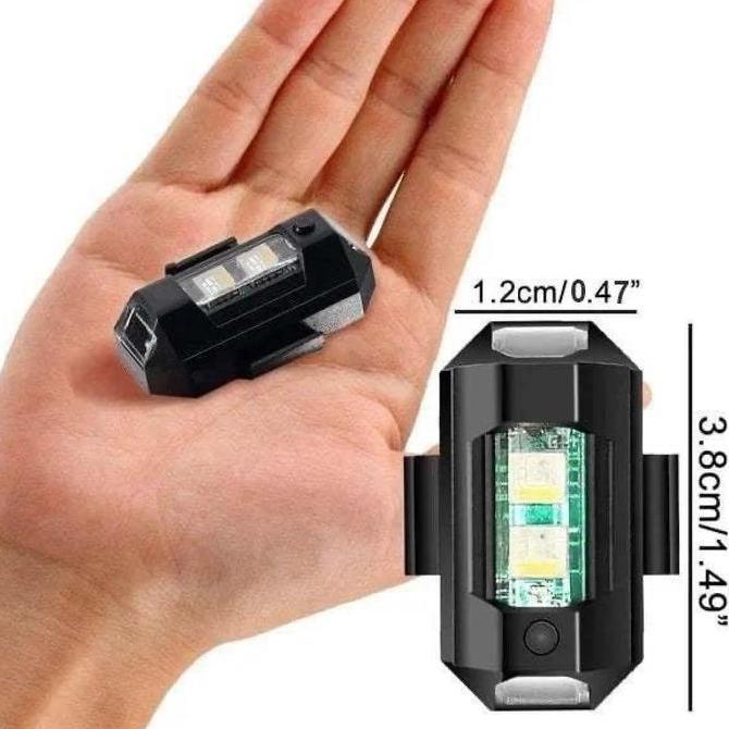 ALXAL Lampu Strobo Motor lampu stop rem kedip lampu rem belakang variasi lampu mata gerak motor lamp