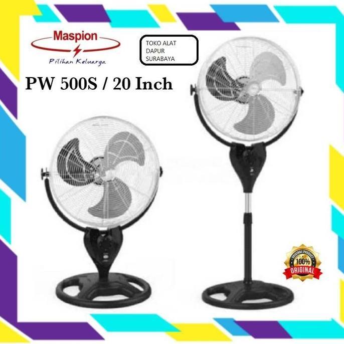 SUMOBOX Kipas Angin Berdiri Maspion 20 inch PW 500S 500 S PW500S Power Fan
